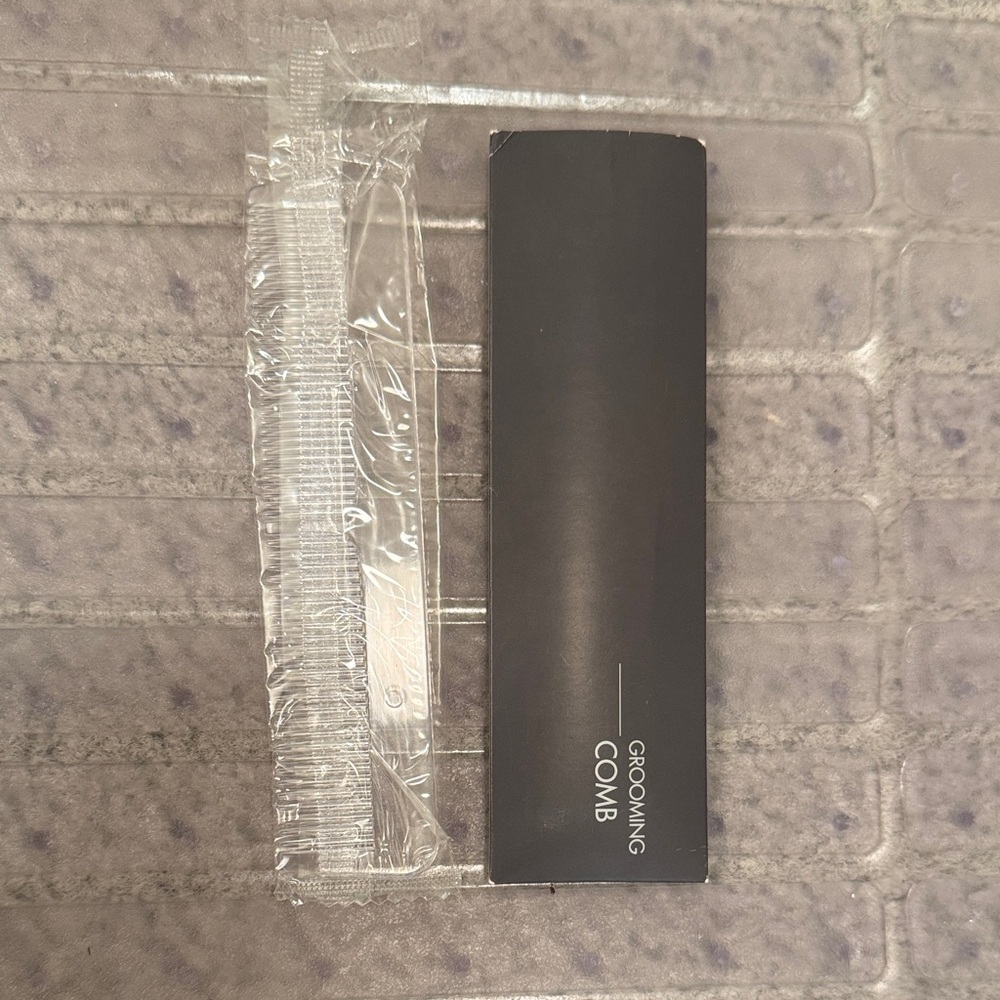 Clear Grooming Comb- perfect for travel